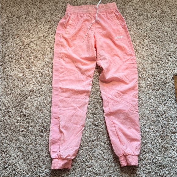 Adidas Light Pink Track Pants - Picture 1 of 9